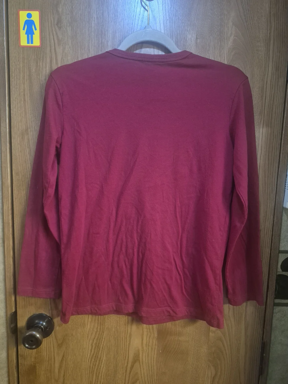 The Children's Place Maroon Long-Sleeve Tee with Turkey Graphic.   Box 46